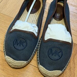 Michael Kors Women’s Navy Blue Espadrilles – Size 8.5